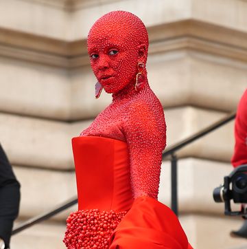 paris, france january 23 doja cat attends the schiaparelli haute couture spring summer 2023 show as part of paris fashion week on january 23, 2023 in paris, france photo by jacopo raulegetty images