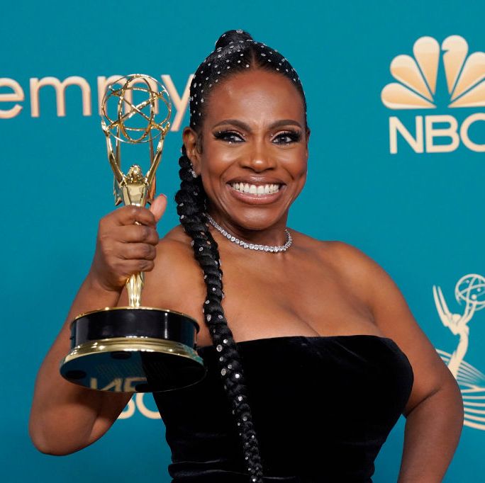 sheryl lee ralph, winner of supporting actress in a comedy series for “abbott elementary”, poses in the press room during the 74th annual primetime emmy awards