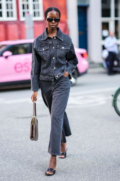 JBRAND Women Fashion Black Denim Long Jeans Pants, Women's Fashion
