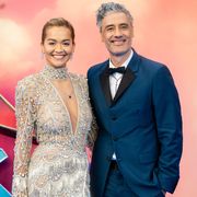 london, england july 05 rita ora and taika waititi attend the uk gala screening of thor love and thunder on july 05, 2022 in london, england photo by samir husseinwireimage