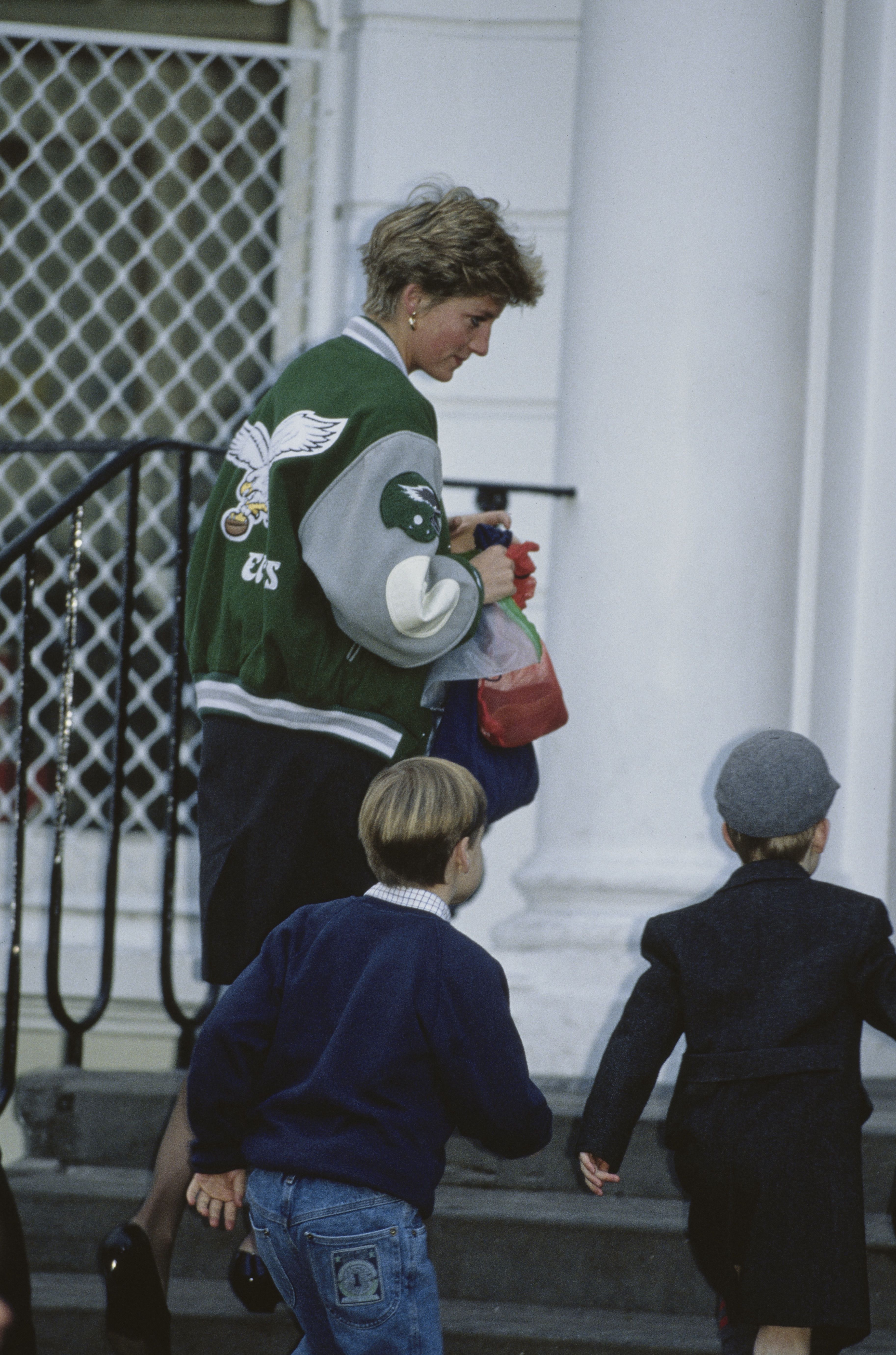 How Princess Diana, Honorary Eagles Fan, Got Her Iconic Jacket