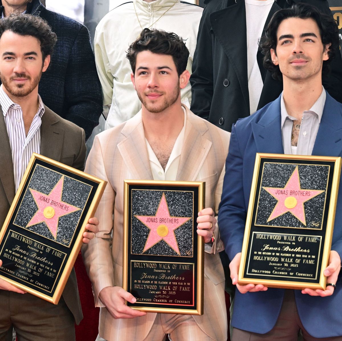 Los Jonas Brothers adquieren la estrella en el Paseo de la Fama