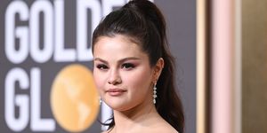selena gomez at the 80th annual golden globe awards held at the beverly hilton on january 10, 2023 in beverly hills, california photo by gilbert floresvariety via getty images