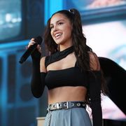las vegas, nevada september 18 olivia rodrigo performs on the daytime stage at the 2021 iheartradio music festival at area15 on september 18, 2021 in las vegas, nevada editorial use only photo by mat haywardgetty images for iheartmedia