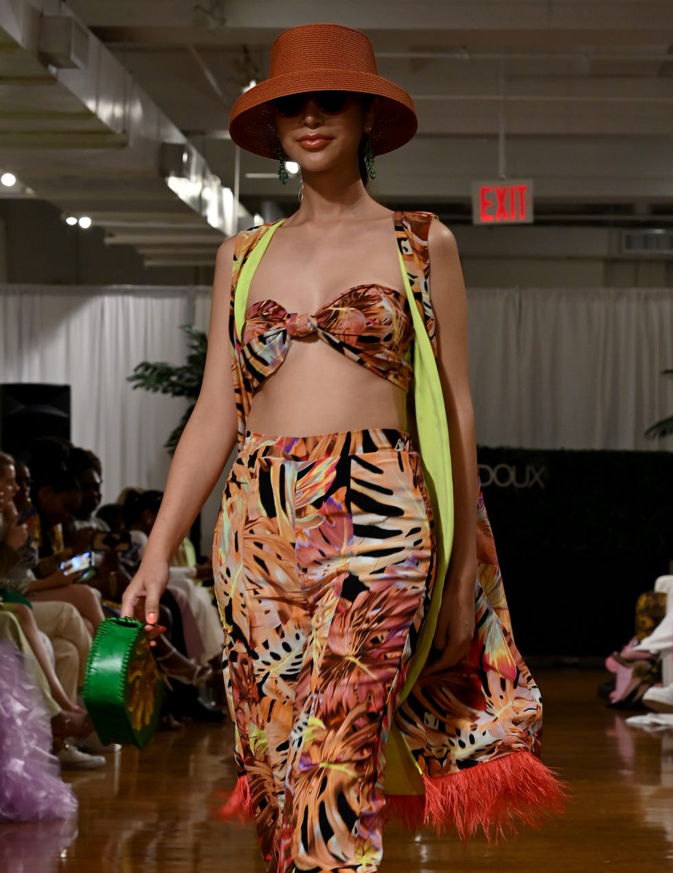 new york, new york september 12 a model walks the runway at the dur doux fashion show during september 2022 new york fashion week the shows on september 12, 2022 in new york city photo by shannon finneygetty images for nyfw the shows