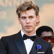cannes, france may 25 austin butler attends the screening of elvis during the 75th annual cannes film festival at palais des festivals on may 25, 2022 in cannes, france photo by samir husseinwireimage