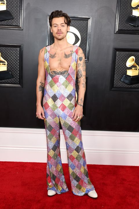 los angeles, california february 05 for editorial use only harry styles attends the 65th grammy awards on february 05, 2023 in los angeles, california photo by amy sussmangetty images