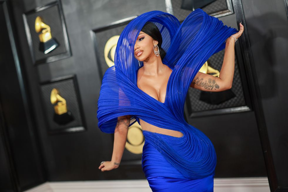 los angeles, california february 05 cardi b attends the 65th grammy awards on february 05, 2023 in los angeles, california photo by matt winkelmeyergetty images for the recording academy