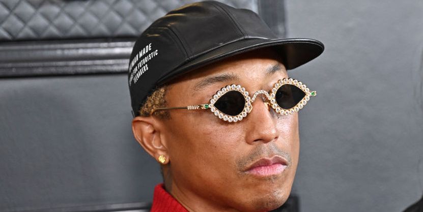pharrell williams at the 65th annual grammy awards held at cryptocom arena on february 5, 2023 in los angeles, california photo by michael bucknervariety via getty images