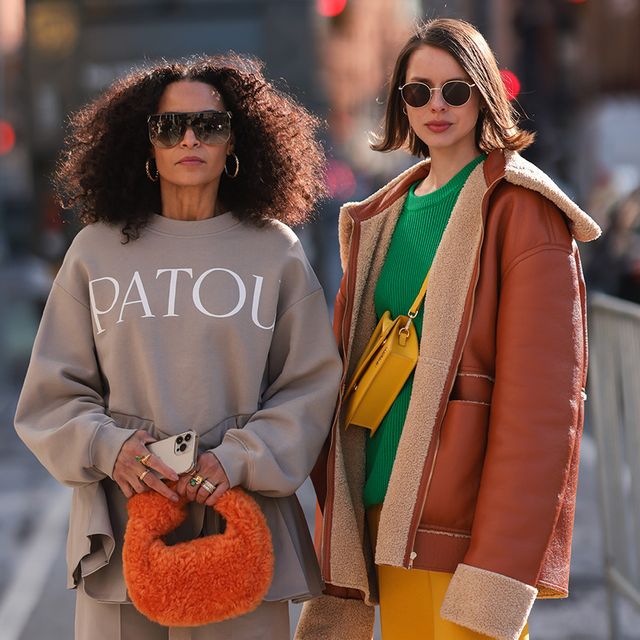 new york, new york february 14 fashion week guests is seen outside the bevza show , during new york fashion week, on february 14, 2022 in new york city photo by jeremy moellergetty images