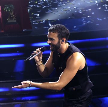 sanremo, italy february 11 marco mengoni attends the 73rd sanremo music festival 2023 at teatro ariston on february 11, 2023 in sanremo, italy photo by daniele venturellidaniele venturelligetty images