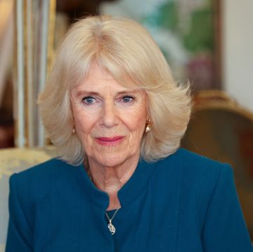 london, england march 08 camilla, duchess of cornwall during a meeting with team extraoardinary at clarence house on march 08, 2022 in london, england team extraoardinary rowed their 23 foot boat “dolly parton” 3,000 miles from la gomera in the canaries to english harbour in antigua in 42 days, seven hours and 17 minutes to raise money for cancer charities macmillan, cancer research uk and the royal marsden cancer charity photo by chris jackson poolgetty images