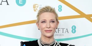 london, england february 19 cate blanchett attends the ee bafta film awards 2023 at the royal festival hall on february 19, 2023 in london, england photo by dominic lipinskigetty images