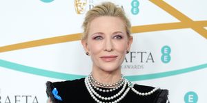 london, england february 19 cate blanchett attends the ee bafta film awards 2023 at the royal festival hall on february 19, 2023 in london, england photo by dominic lipinskigetty images