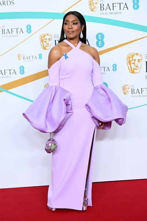 london, england february 19 angela bassett attends the ee bafta film awards 2023 at the royal festival hall on february 19, 2023 in london, england photo by joe maherbaftagetty images for bafta