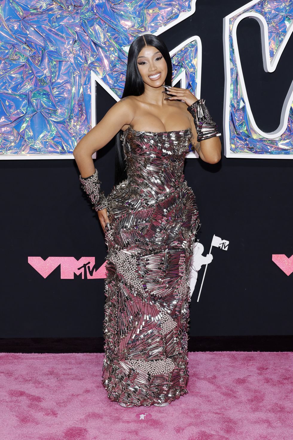 newark, new jersey september 12 cardi b attends the 2023 mtv video music awards at prudential center on september 12, 2023 in newark, new jersey photo by jason kempingetty images for mtv