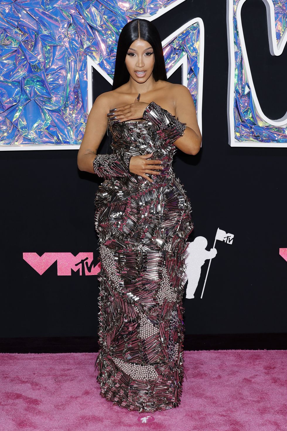 newark, new jersey september 12 cardi b attends the 2023 mtv video music awards at prudential center on september 12, 2023 in newark, new jersey photo by jason kempingetty images for mtv