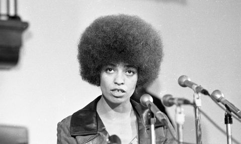 angela davis, who was fired as a philosophy professor at ucla by the university of california board of regents because of her communist affiliations speaks at mills college, october 23, 1969 mills college in oakland