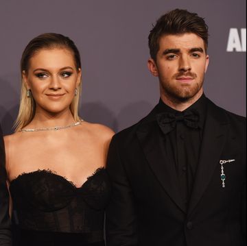 new york, ny february 06 alex pall, kelsea ballerini and andrew taggart of the chainsmokers attend the amfar new york gala 2019 at cipriani wall street on february 6, 2019 in new york city photo by jared siskinamfargetty images