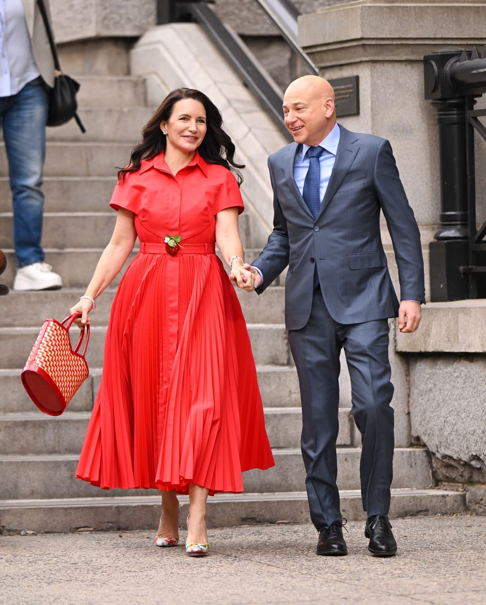 Kristin Davis is seen on the set of And Just Like That on February  News Photo - Getty Images