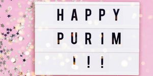 purim greetings happy purim sign