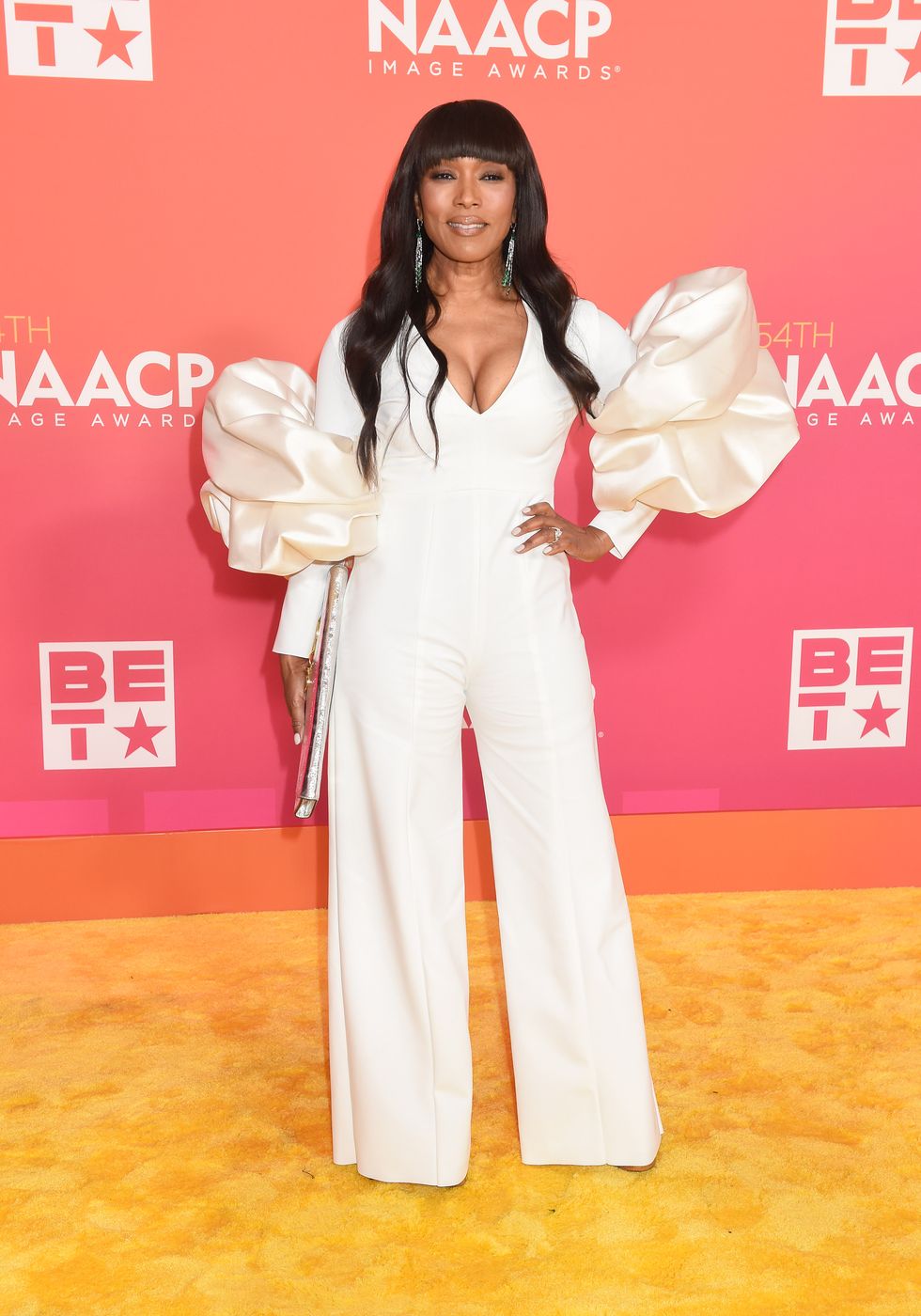 angela bassett at the 54th naacp image awards held at the pasadena civic auditorium on february 25, 2023 in pasadena, california photo by gilbert floresvariety via getty images