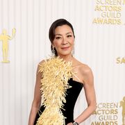 los angeles, california february 26 michelle yeoh attends the 29th annual screen actors guild awards at fairmont century plaza on february 26, 2023 in los angeles, california photo by amy sussmanwireimage
