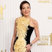 los angeles, california february 26 michelle yeoh attends the 29th annual screen actors guild awards at fairmont century plaza on february 26, 2023 in los angeles, california photo by amy sussmanwireimage