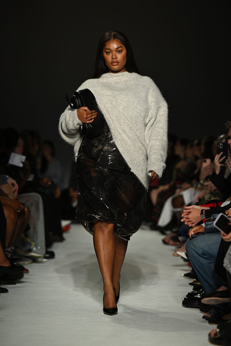 london, england september 16 precious lee walks the runway at the 16arlington show during london fashion week september 2023 at alva coachworks on september 16, 2023 in london, england photo by jeff spicerbfcgetty images