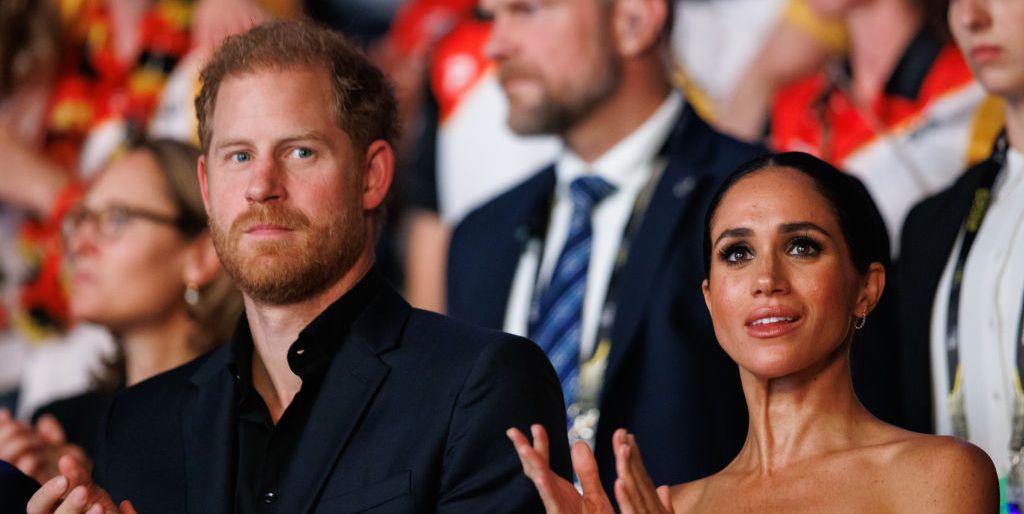 Prince Harry and Meghan Markle share kiss at charity Polo match