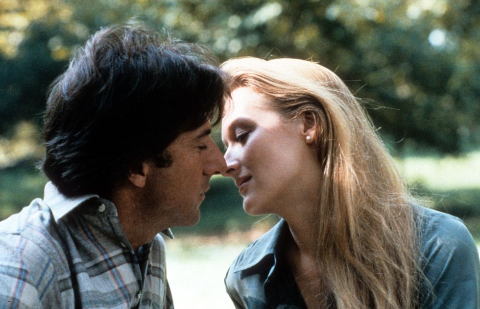 dustin hoffman kisses meryl streep in a scene from the film kramer vs kramer, 1979 photo by columbia picturesgetty images