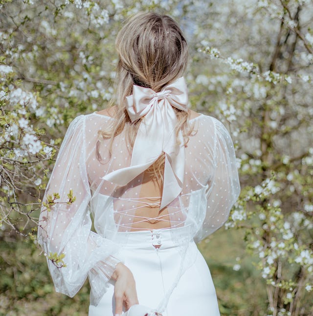 a person in a white dress