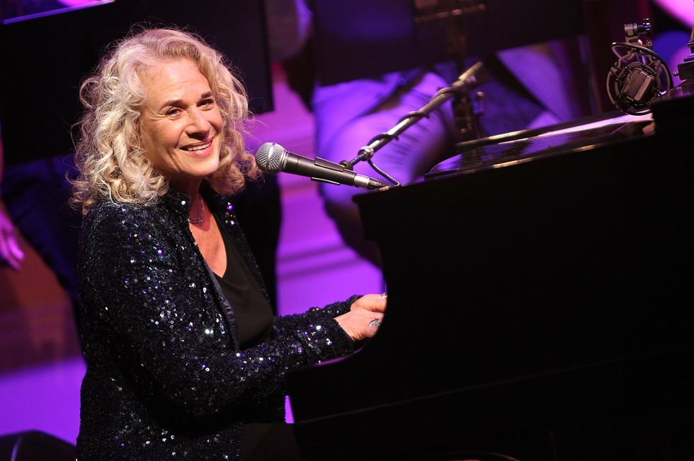 Carole King performs at the 2013 Library Of Congress Gershwin Prize Tribute Concert at the Thomas Jefferson Building on May 21, 2013, in Washington, D.C.