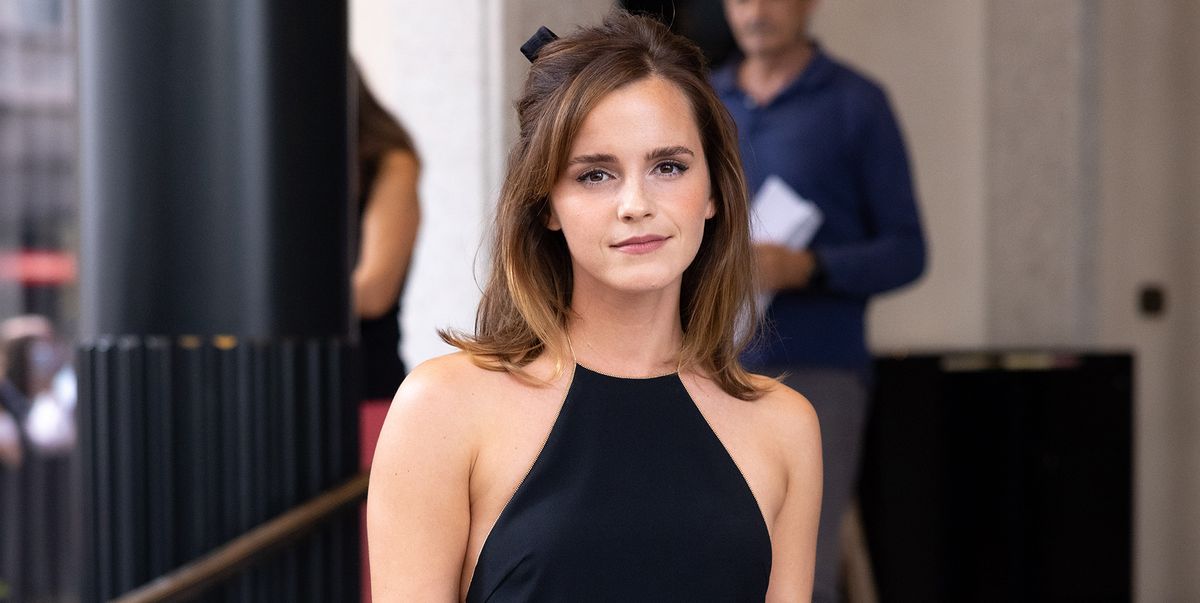 Emma Watson Is Timeless in a Sweet Little Black Dress at the Prada Show in Milan