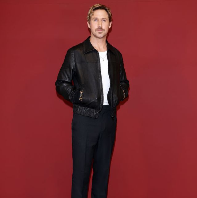 milan, italy september 22 ryan gosling is seen at gucci ancora during milan fashion week on september 22, 2023 in milan, italy photo by vittorio zunino celottogetty images for gucci