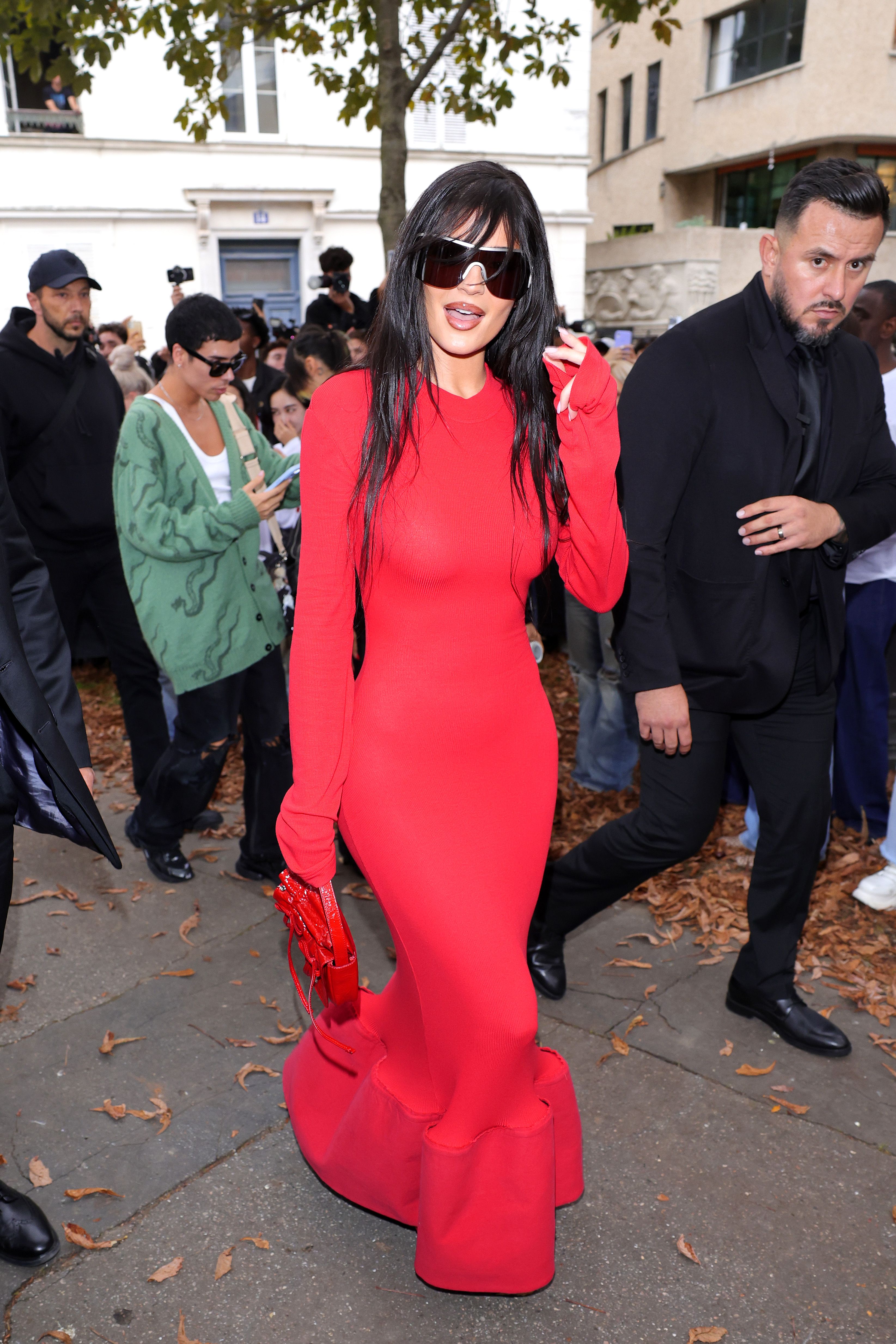 Kylie Jenner's Bottega and Alaia Halter Dresses in Paris