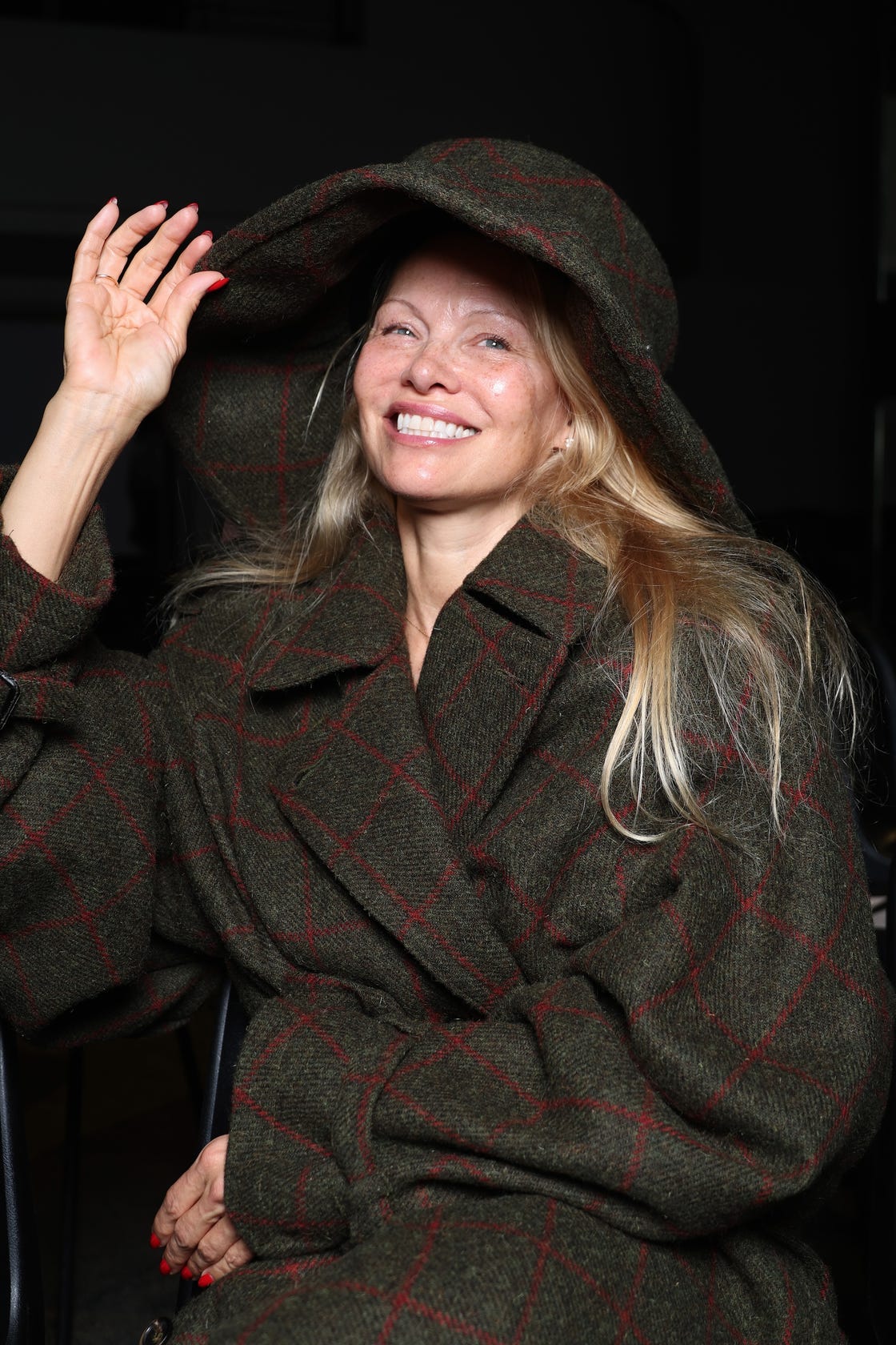 paris, france september 30: (editorial use only for non editorial use please seek approval from fashion house) pamela anderson attends the vivienne westwood womenswear spring/summer 2024 show as part of paris fashion week on september 30, 2023 in paris, france. (photo by pascal le segretain/getty images)