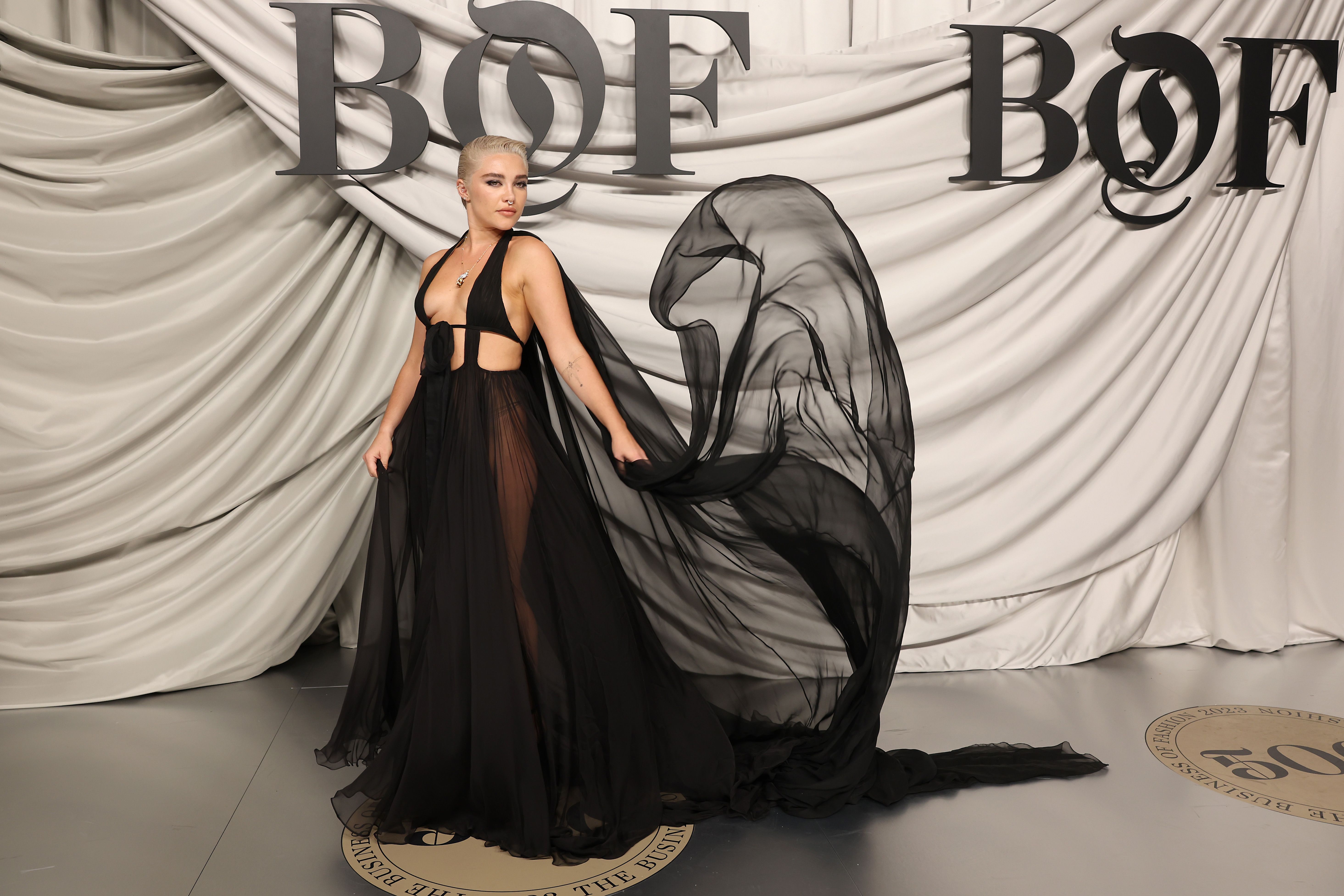 Katya' Sheer Sequin Evening Gown – Moda Glam Boutique