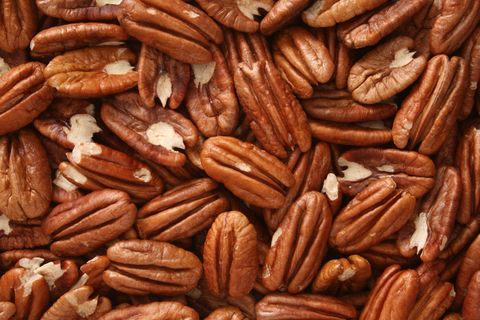 Pecan nuts background