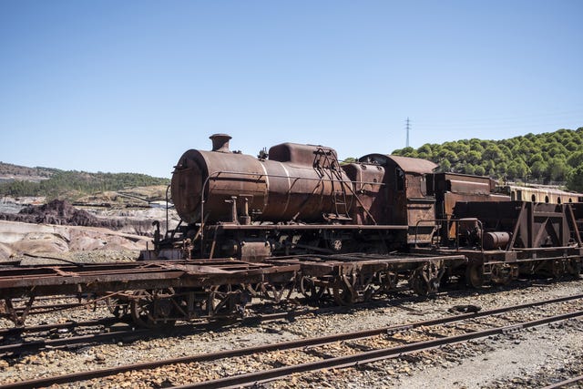 senda del tren minero y minas del río tinto