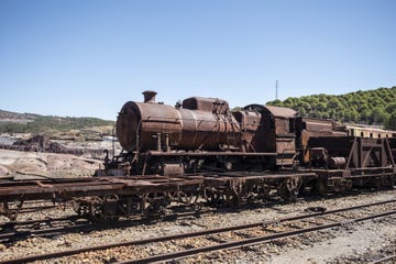 senda del tren minero y minas del río tinto