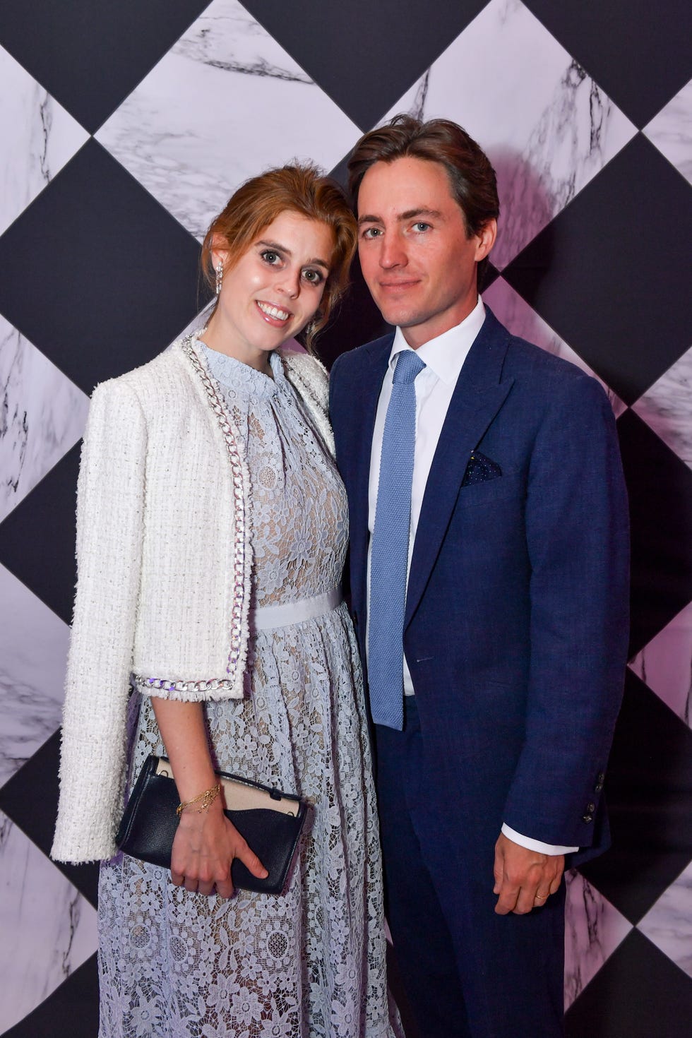 london, england october 09 princess beatrice of york and edoardo mapelli mozzi attend the art of wishes gala 2023 at the owo raffles hotel on october 9, 2023 in london, england photo by dave benettgetty images for make a wish uk