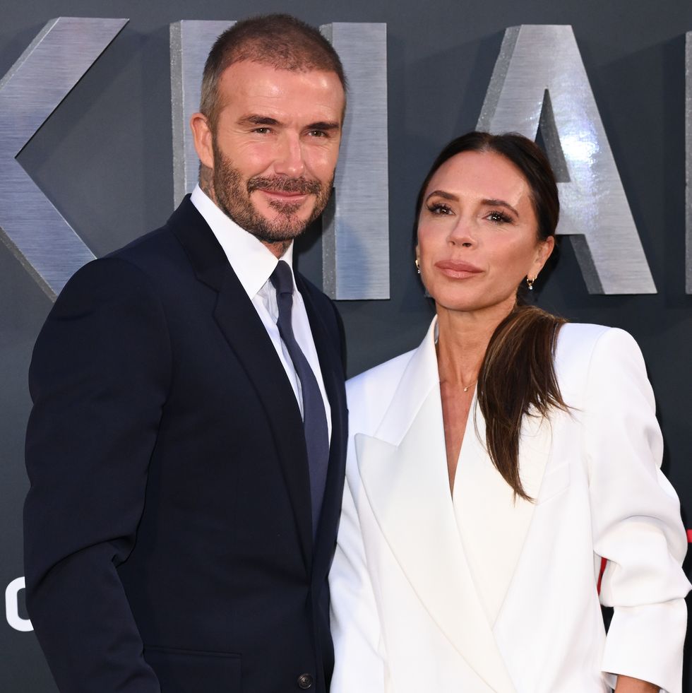 london, england october 03 victoria beckham and david beckham attend the netflix beckham uk premiere at the curzon mayfair on october 03, 2023 in london, england photo by karwai tangwireimage