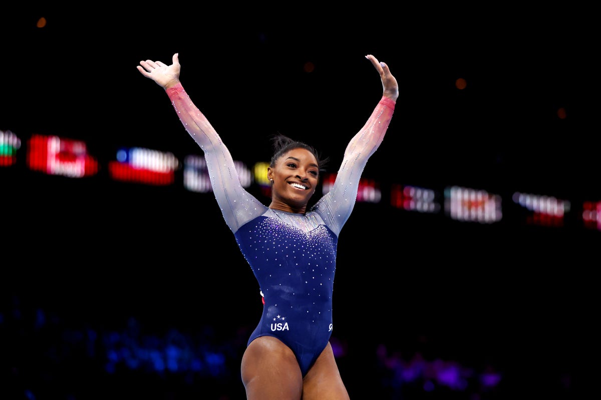 World Gymnastics Championships: Simone Biles wins sixth all-around