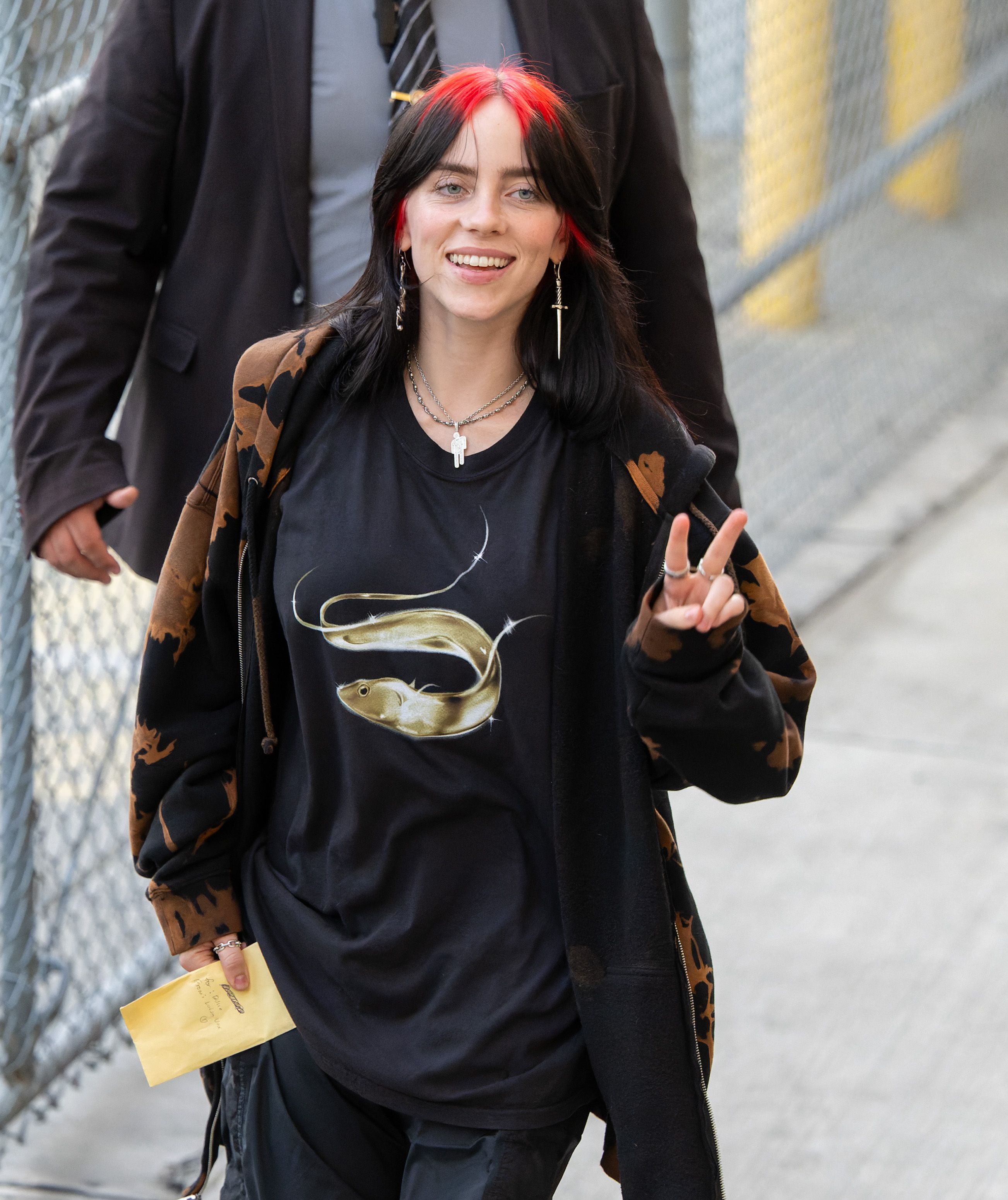 Billie Eilish is unrecognisable with strawberry blonde hair