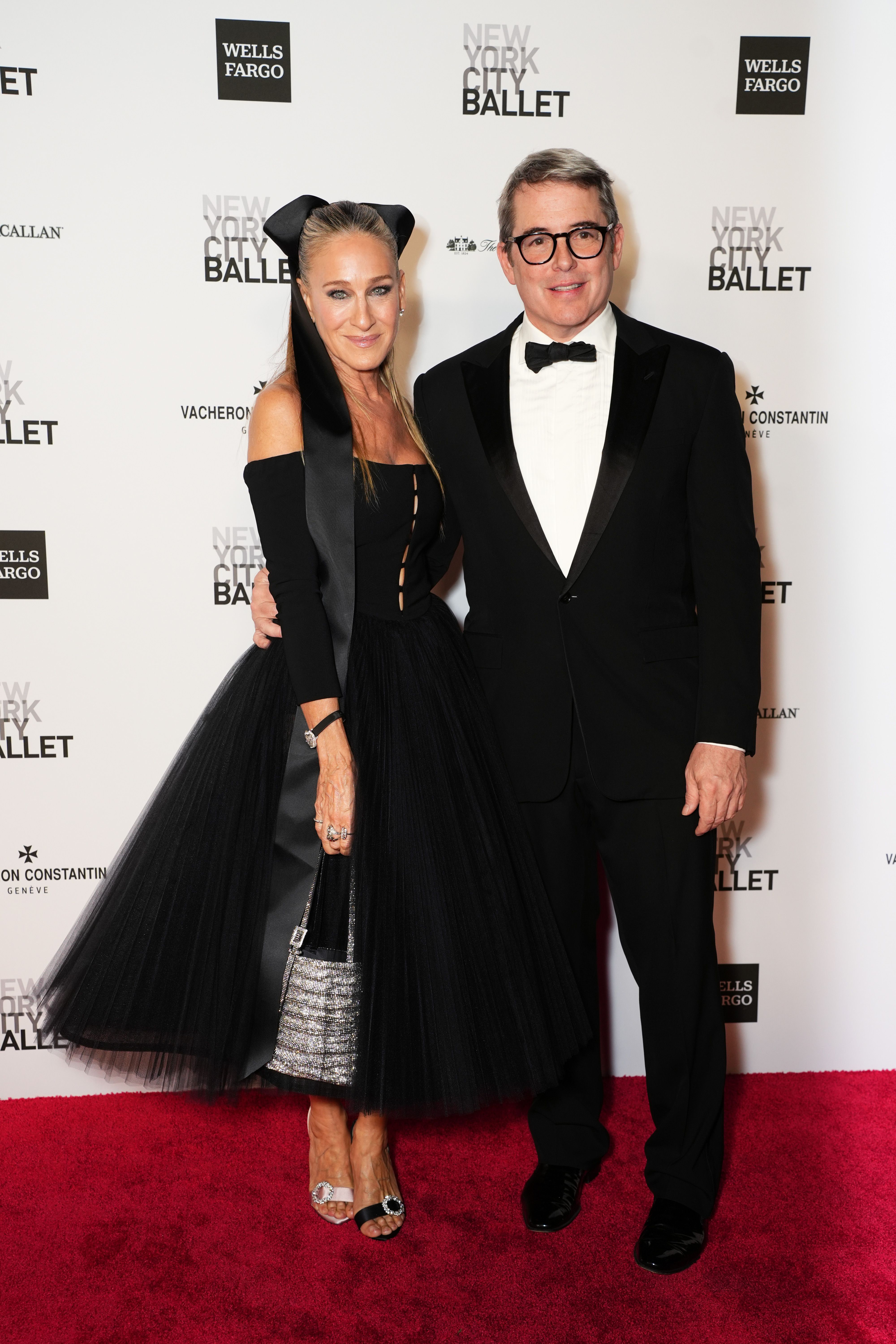 Sarah Jessica Parker and Matthew Broderick Coordinate in Black for