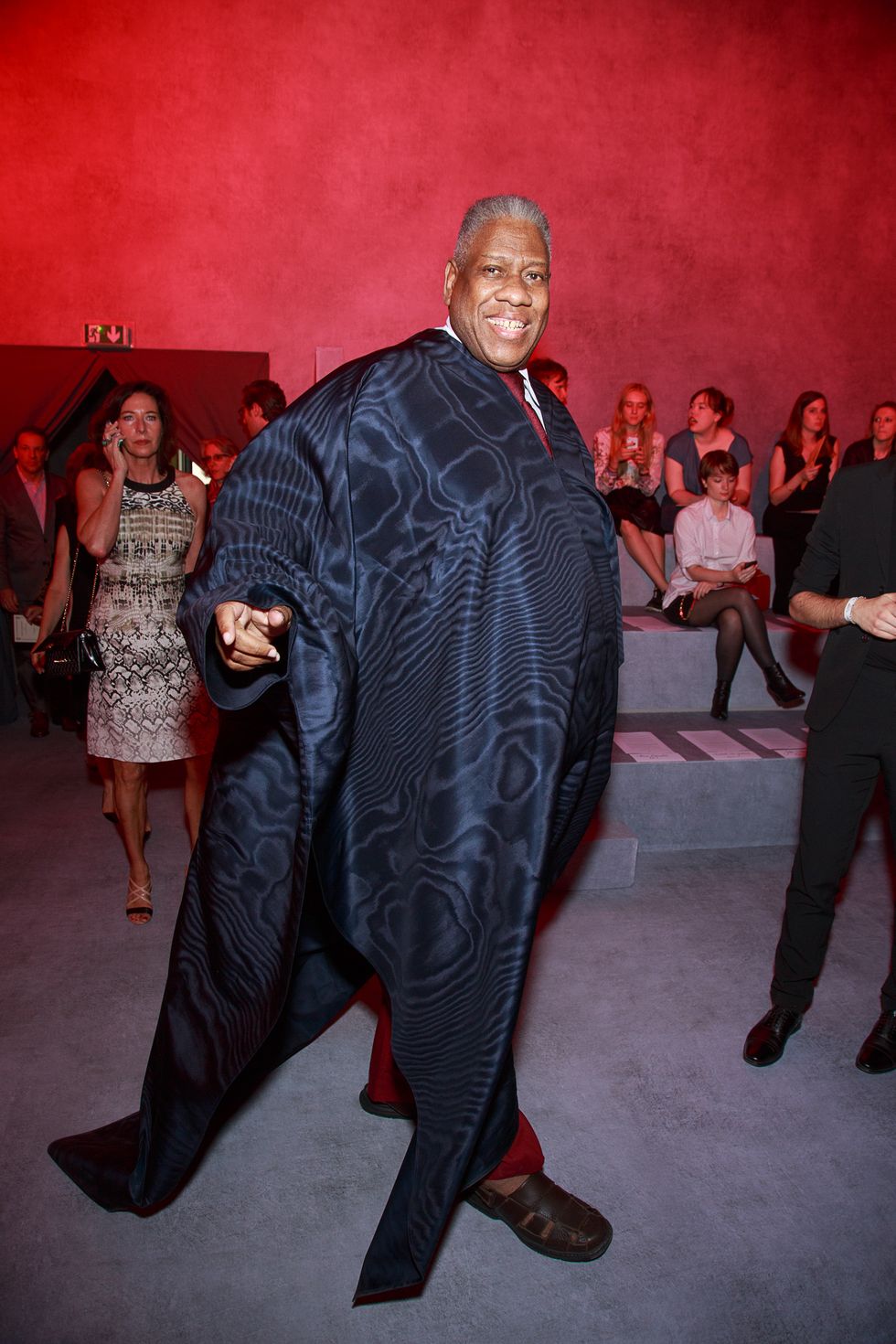 paris, france   july 02 andre leon talley attends the ulyana sergeenko show as part of paris fashion week haute couture fallwinter 2013 2014 on july 2, 2013 in paris, france photo by victor boykogetty images