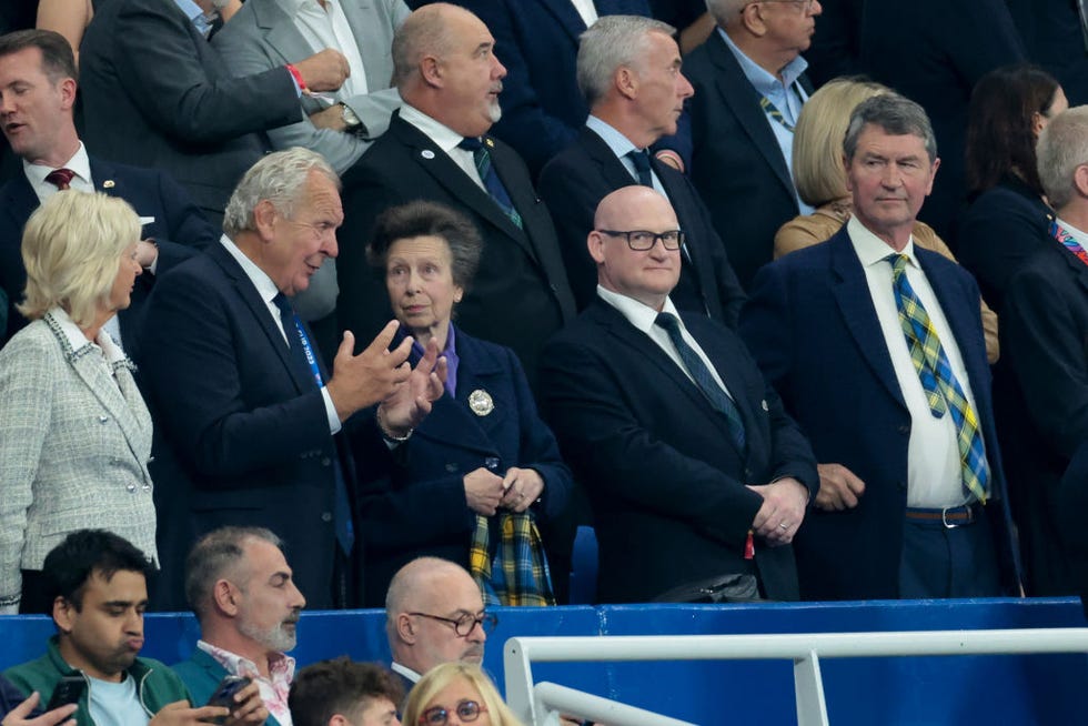 Princess Anne attends Rugby World Cup in Paris