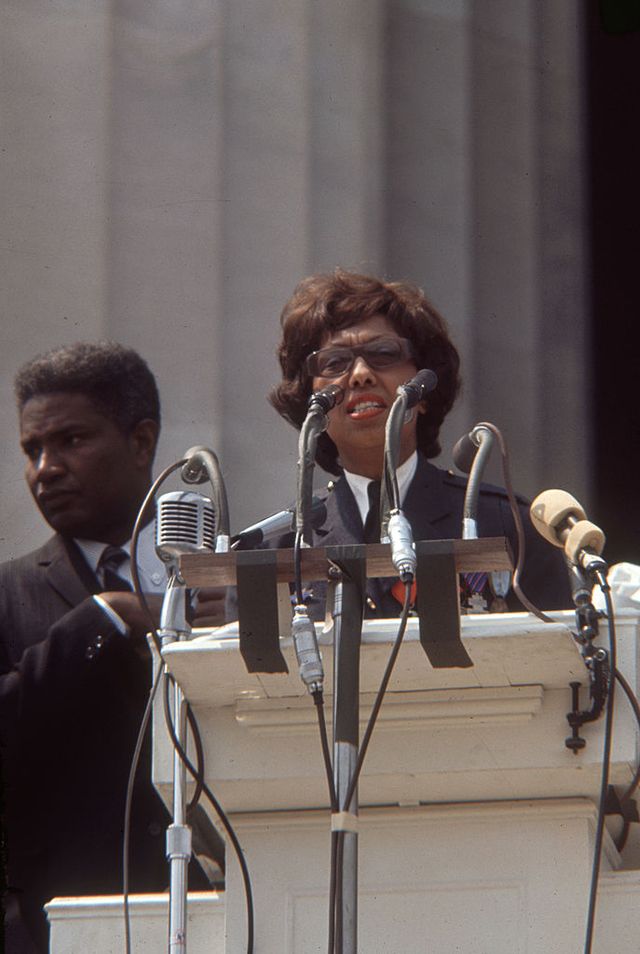 american born french dancer and actress josephine baker 1906   1975 speaks on the steps of the lincoln memorial during the march on washington for jobs and freedom, washington dc, august 28, 1963 photo by francis millerthe life picture collection via getty images