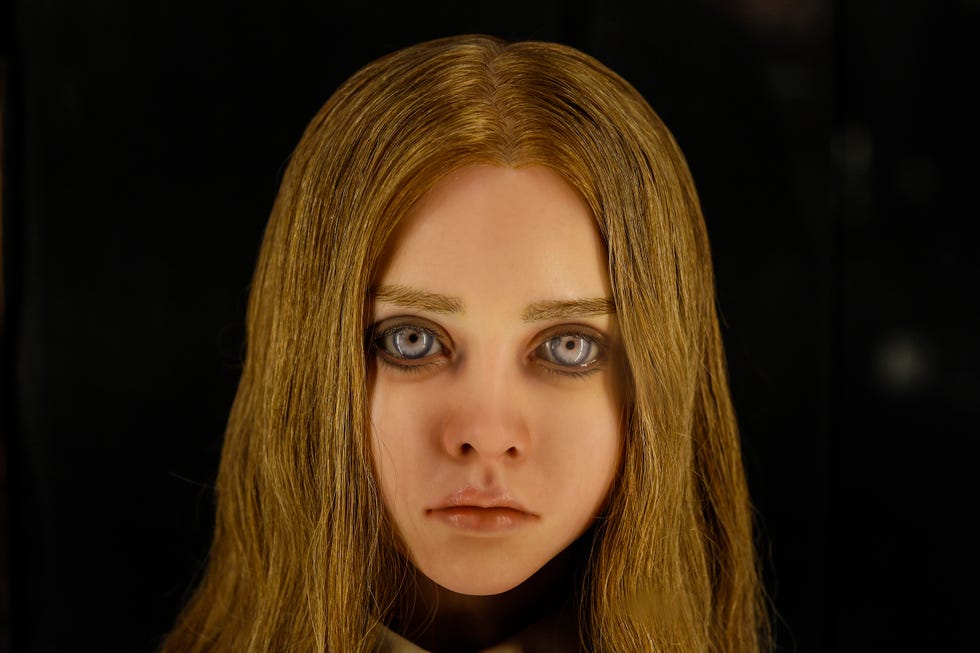 los angeles, ca, wednesday, october 11, 2023 a m3gan life size doll on display at the universal studios hollywood horror nights, blumhouse behind the screams robert gauthierlos angeles times